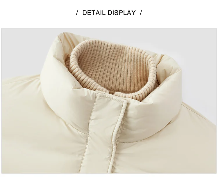 Semir Women Down Jacket Water Repellent 90 Percent Down Fill Layered Look Loose Fit Puffer Shape 2026 Winter Warm Insulation