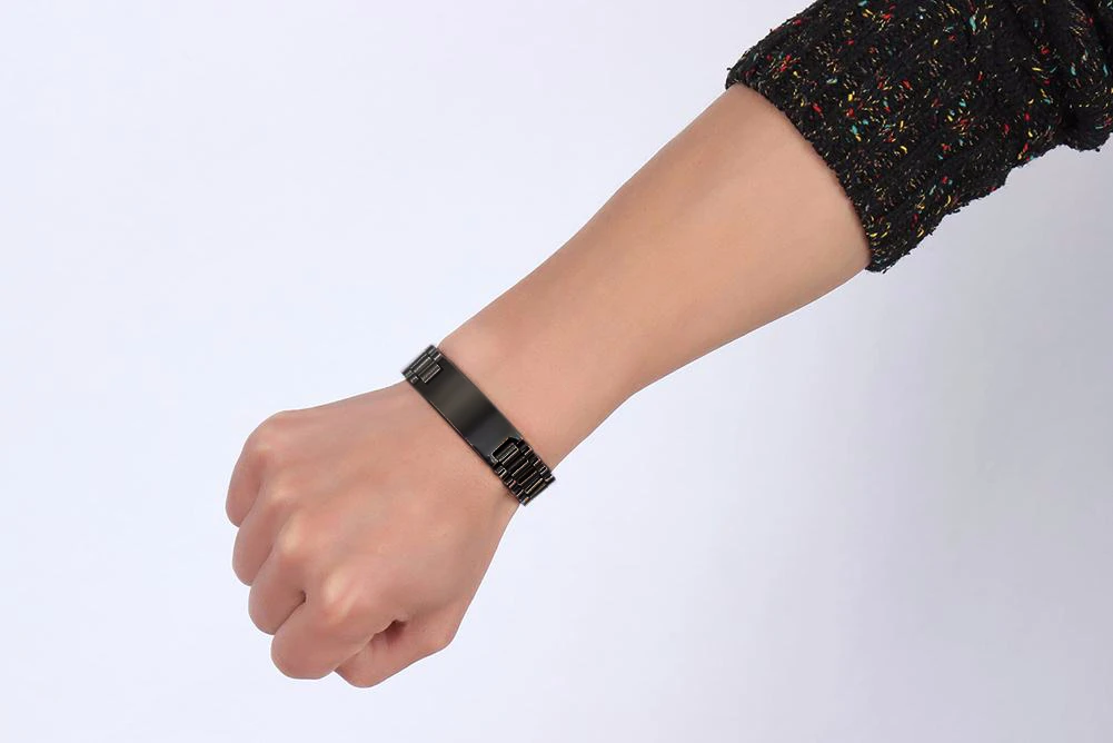 10MM -15.5MM LUXURY METAL ID BRACELET PREMIUM OYSTER STYLE BAND PERSONALIZED ENGRAVING BRACELETS GIFT FOR HIM