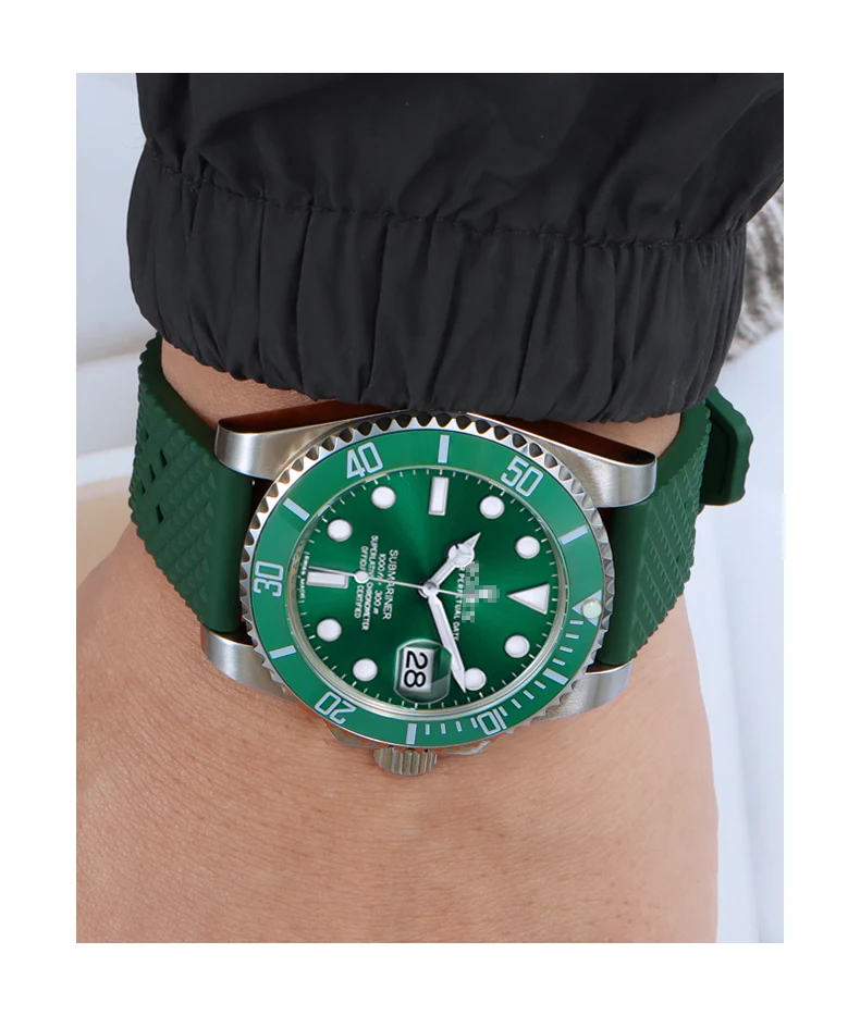 High Quality Honeycomb Tropic FKM Rubber Watch Strap18mm 19mm 20mm 22mm24mm Quick Release Breathable FKM Fluororubber WatchBands