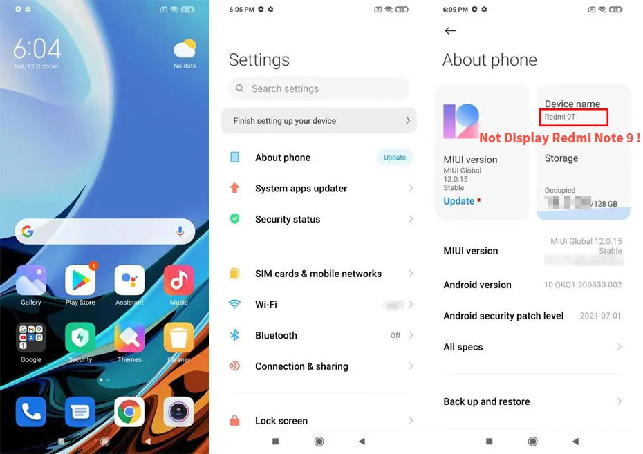 Original Xiaomi Redmi Note 9/9T 6000mAh Battery Global Rom 4G Smartphone Snapdragon 662 Octa Core 48MP Camera Unlocked Cellphone