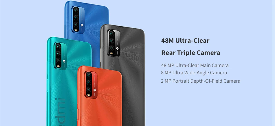 Original Xiaomi Redmi Note 9/9T 6000mAh Battery Global Rom 4G Smartphone Snapdragon 662 Octa Core 48MP Camera Unlocked Cellphone