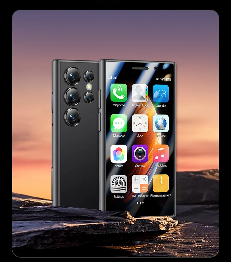 NEW SOYES S23 Pro 4G Version Mini Smartphone Android 9.0 2GB RAM 16GB ROM Face ID 1950mAh Dual SIM 3.0 Inch Small Mobile Phone