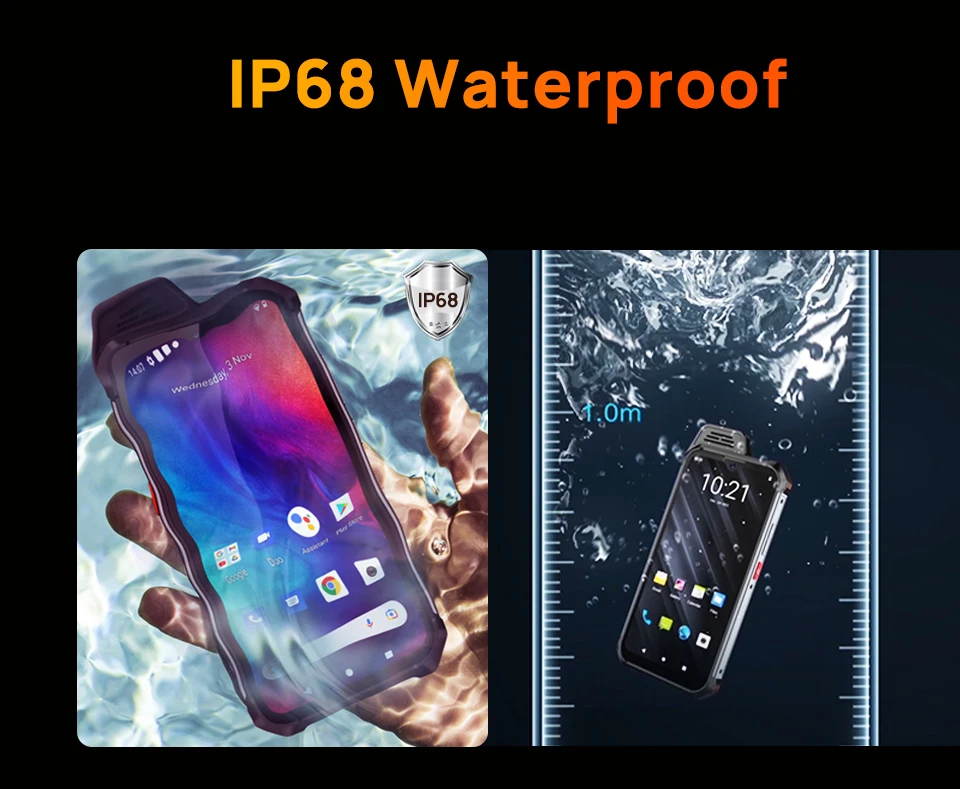 UNIWA W999 Rugged Smartphone ATEX Waterproof Explosion proof Mobile Phone 8GB+128GB 6.3Inch Helio G99 FHD 5000mAh Andriod 13 NFC
