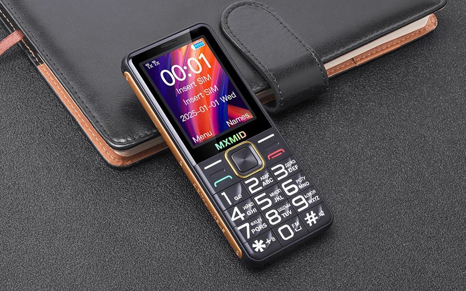 MXMID G880 PRO 2.4 Inch 4G Feature Phones Flashlight Big Button 6800mAh Long Time Standby Cheap Mobile Phone Cell Phone On Sale
