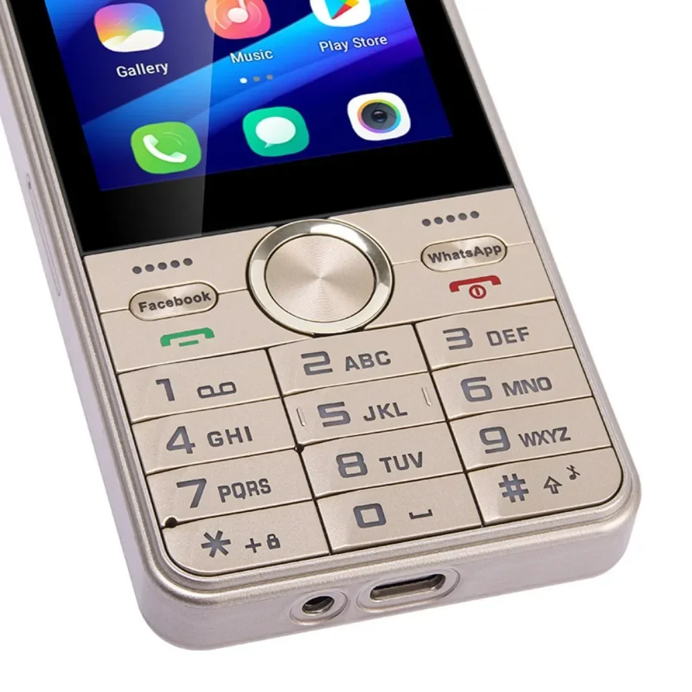 UNIWA HOPE XS17 3.5 Inch 4G Keypad Phones Touch Screen Smart Phone Android 8.1 Quad Core 2GB+16GB 2500mAh Cellphone Whatsapp