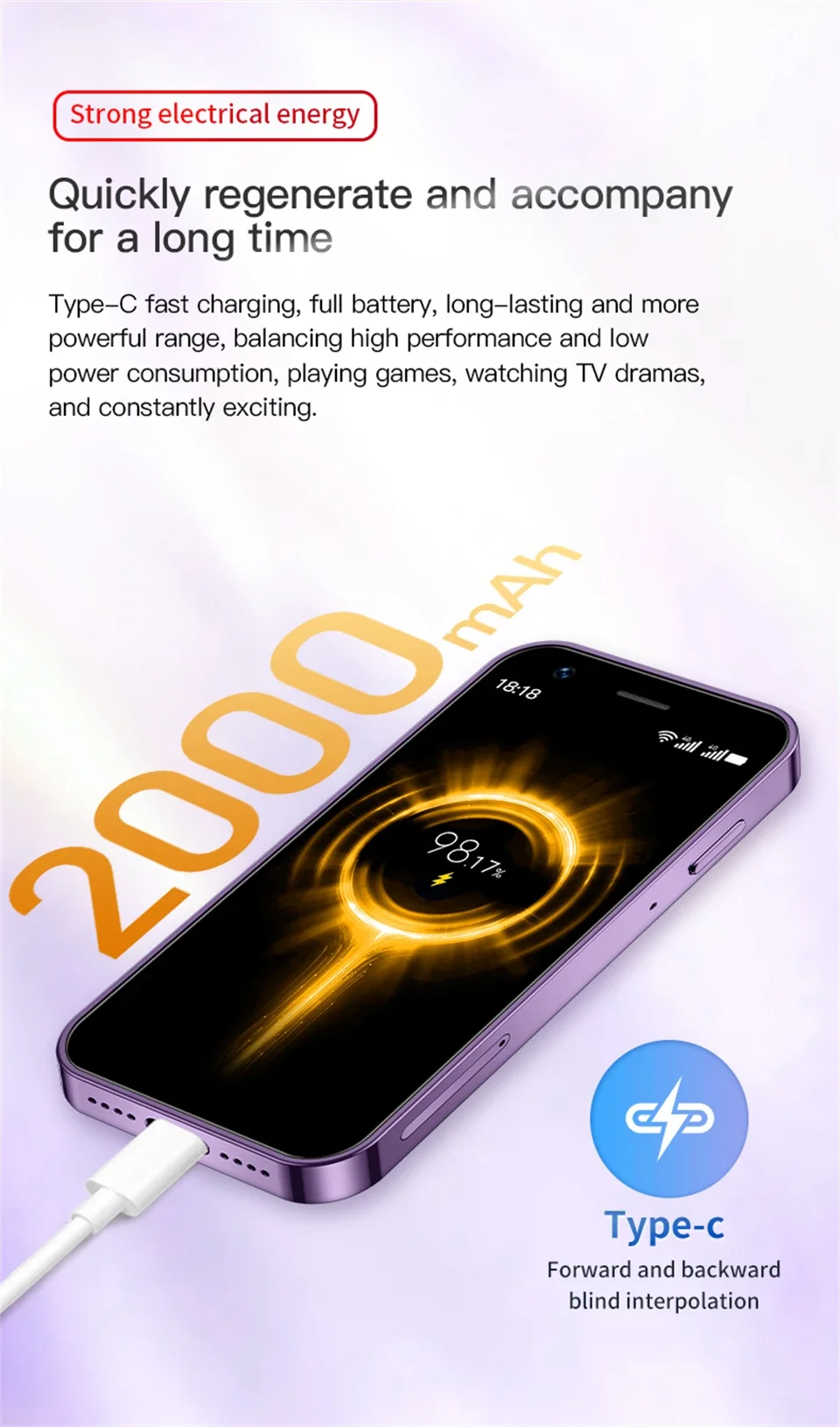 Original SOYES XS16 Mini Smartphone Phone 4G LTE 3GB+64GB 3Inch Cellphone Android10 2000mAh 5MP Dual SIM Mini Telephone Portable