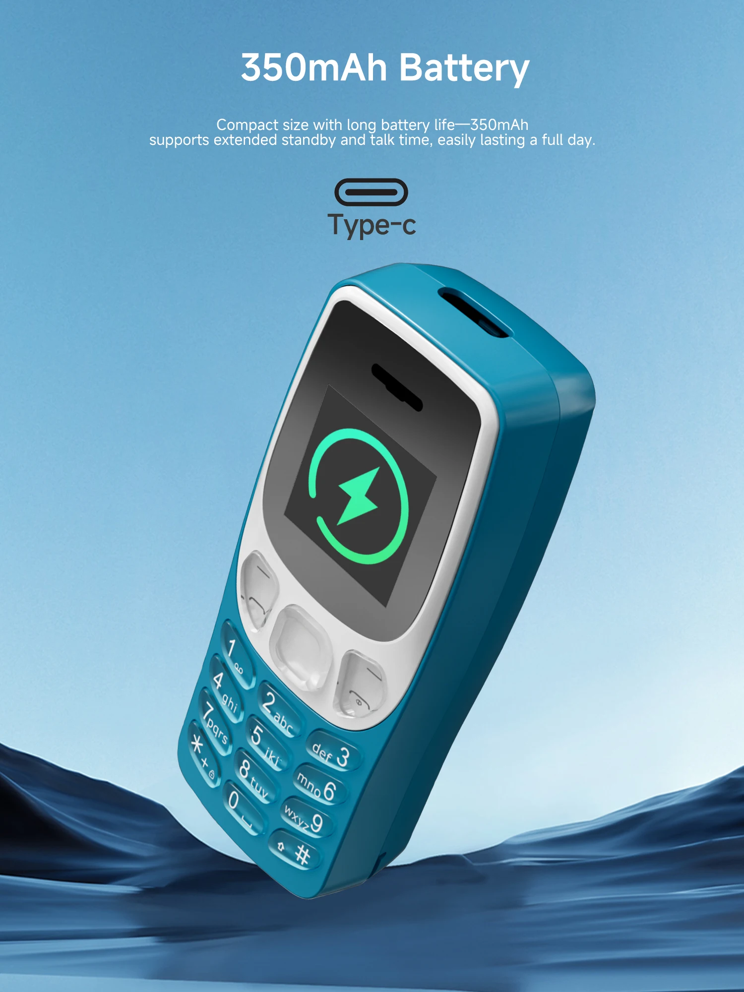SERVO BM80 LTE Super Small Mobile Phone 4G Network Auto Call Record Speed Dial Blacklist Dual SIM Standby Mini Feature Cellphone