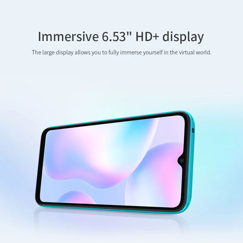 Original Xiaomi Redmi 9A/10A Global Firmware Smartphone 4GB+64GB/128GB Unlocked Xiaomi Smart Phone Free Case Glass Film Cellular