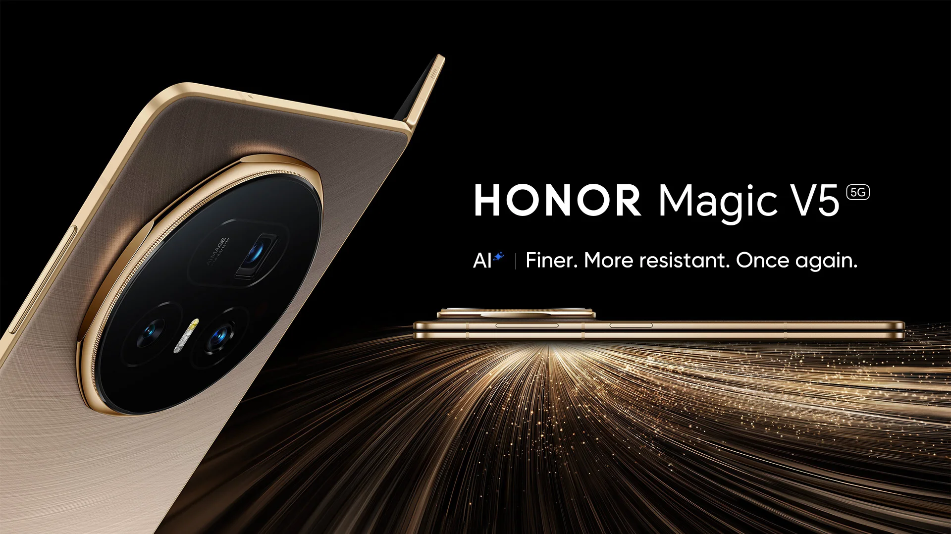 HONOR Magic V5 EU Version Original 5G Smartphone Dual HDR OLED Display Snapdragon 8 Elite 5820mAh 7.95" 66W SuperCharge