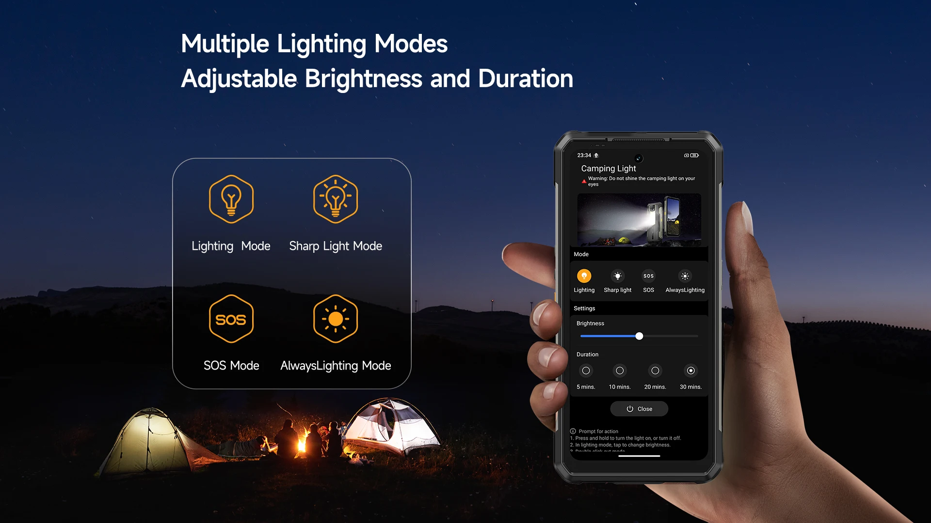 Ulefone Armor 34 Pro+ 5G AI Rugged Smartphone 25500mAh Built-in Projector Up to 32GB+512GB ROM 120Hz 6.95" Mobile Phone NFC