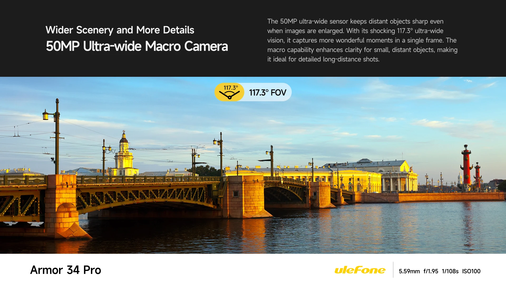 Ulefone Armor 34 Pro+ 5G AI Rugged Smartphone 25500mAh Built-in Projector Up to 32GB+512GB ROM 120Hz 6.95" Mobile Phone NFC