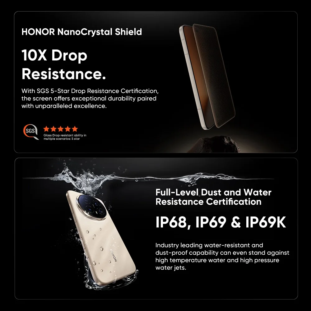Honor Magic 8 Pro 5g Smartphone Global Version Snapdragon 8 Elite Gen 5 200Mp Aimage 7100Mah 100W 6.71'' Oled Nfc Esim Honor Phone