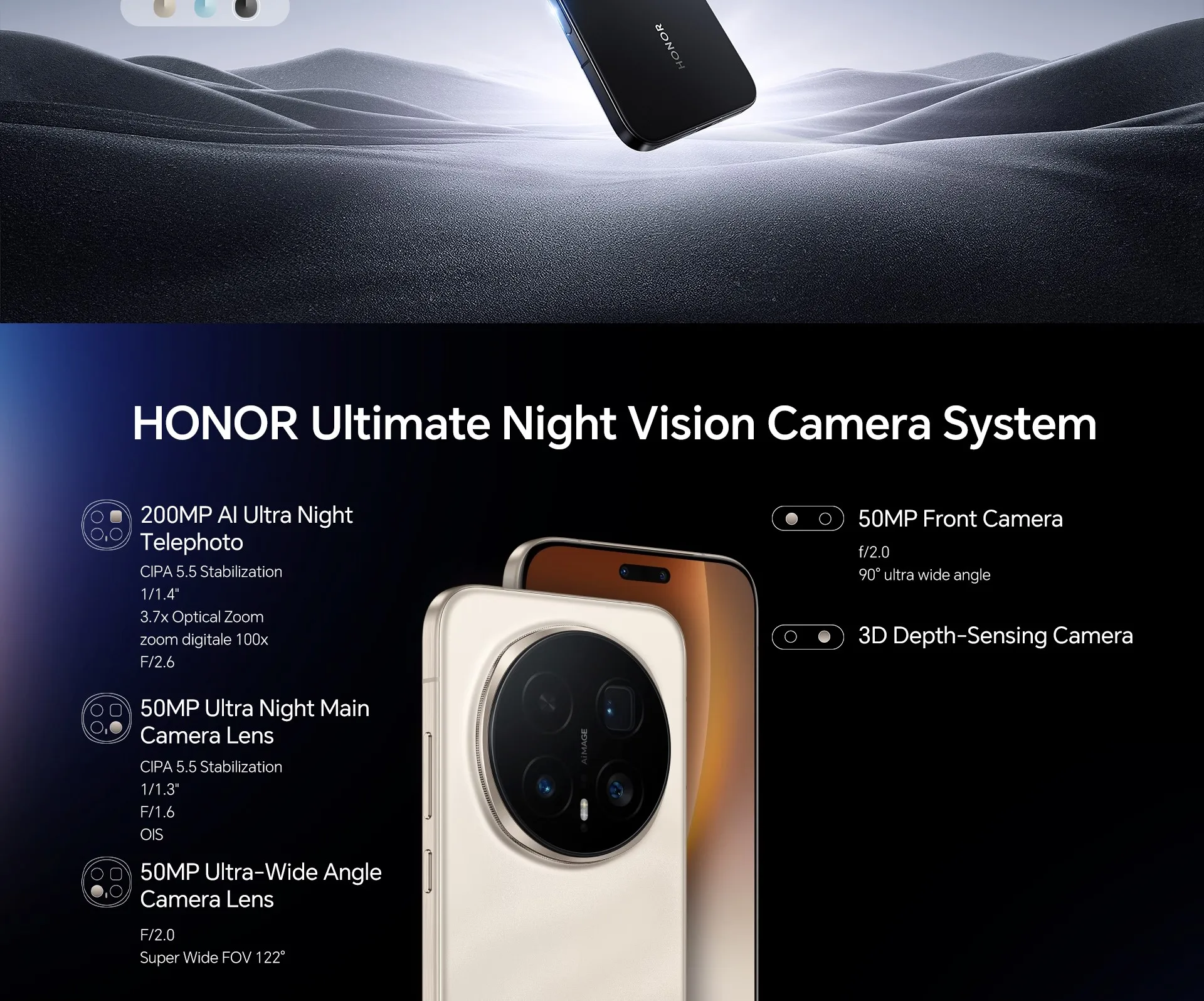 Honor Magic 8 Pro 5g Smartphone Global Version Snapdragon 8 Elite Gen 5 200Mp Aimage 7100Mah 100W 6.71'' Oled Nfc Esim Honor Phone