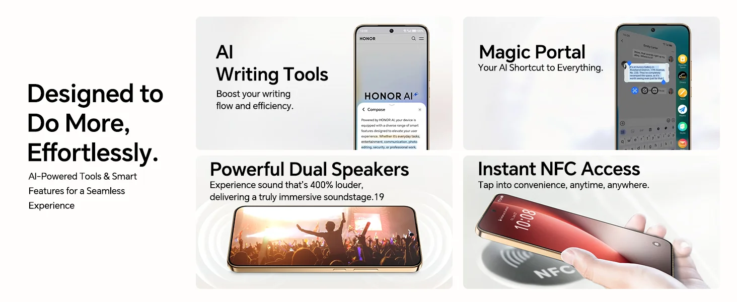 New Honor Magic8 Lite Eu Version 2026 5g Smartphone Android Mobile Phones Amoled Snapdragon 6 Gen 4 7500Mah 108Mp Ois Ai Camera