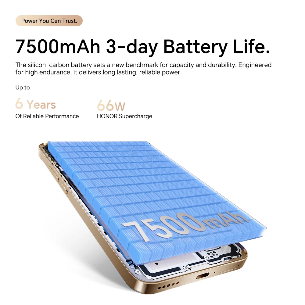 New Honor Magic8 Lite Eu Version 2026 5g Smartphone Android Mobile Phones Amoled Snapdragon 6 Gen 4 7500Mah 108Mp Ois Ai Camera