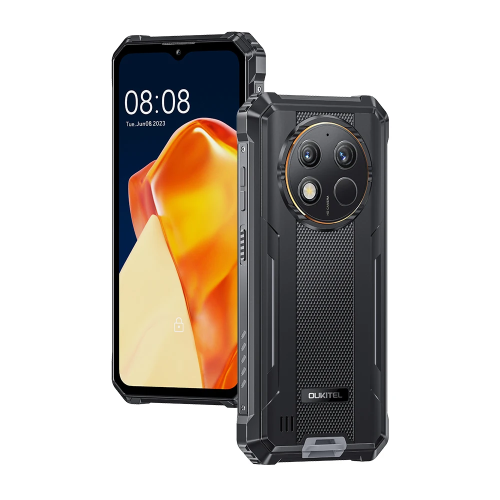 Oukitel G1 Rugged Smartphone 6.52'' HD+ 10600mAh 24(6+18)GB+256GB Android14 48MP Camera Cell Phone