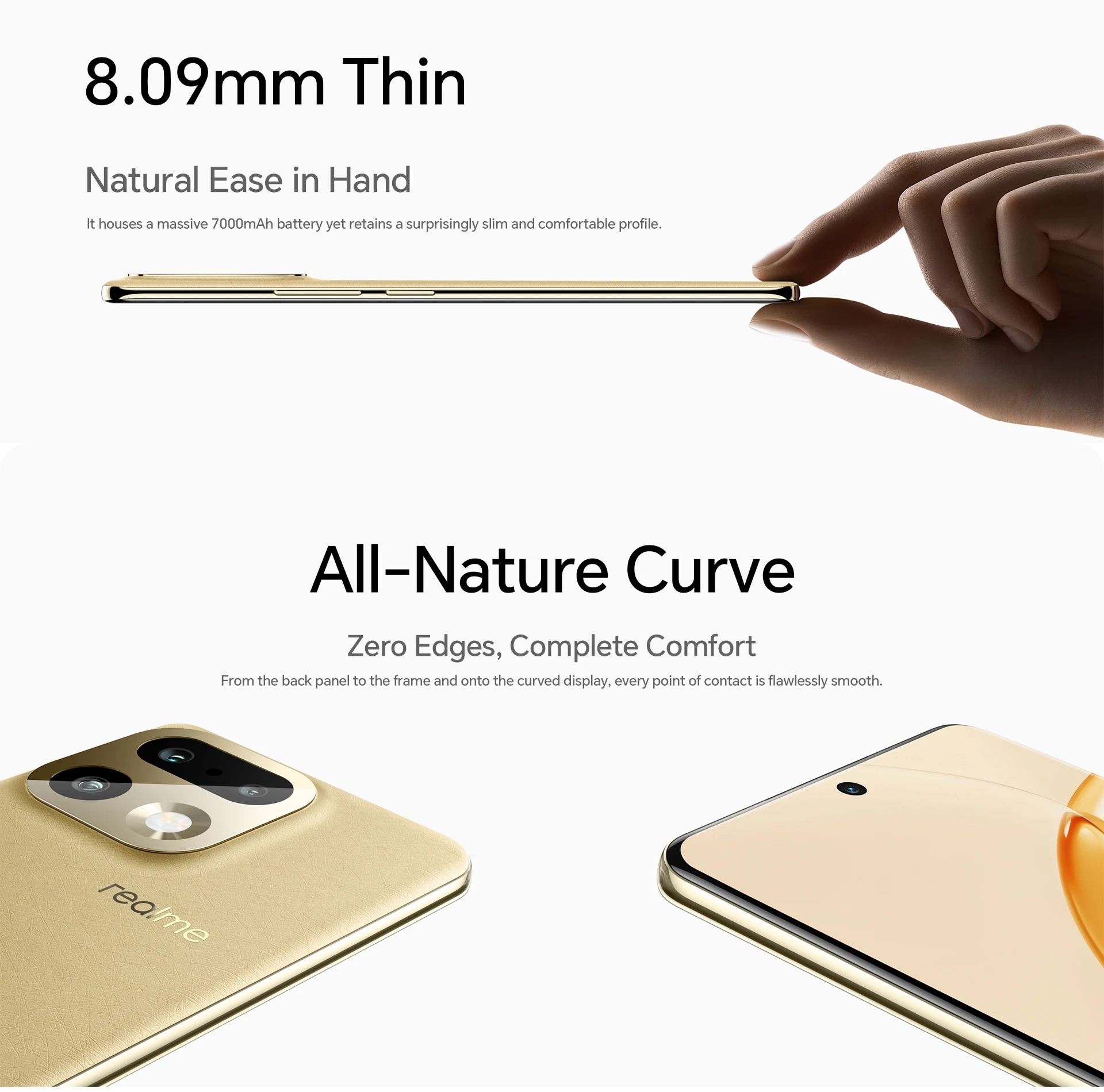 realme 16 Pro Plus 5G Smartphone Global Version Snapdragon 7 Gen 4 200MP Camera 7000mAh Battery 6.8'' AMOLED 144Hz Curved Screen