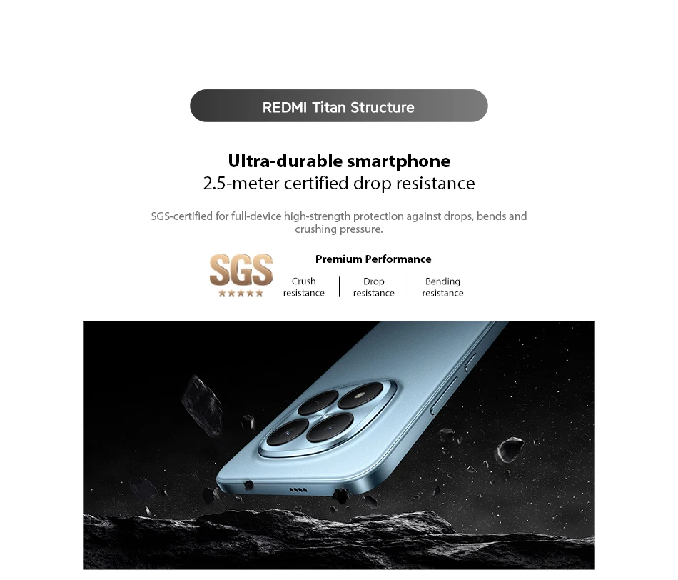 Xiaomi Mobile Phones Redmi Note 15 Pro+ 5G Global Version Snapdragon® 7s Gen 4 NFC 6.83' CrystalRes AMOLED Display 6500mAh