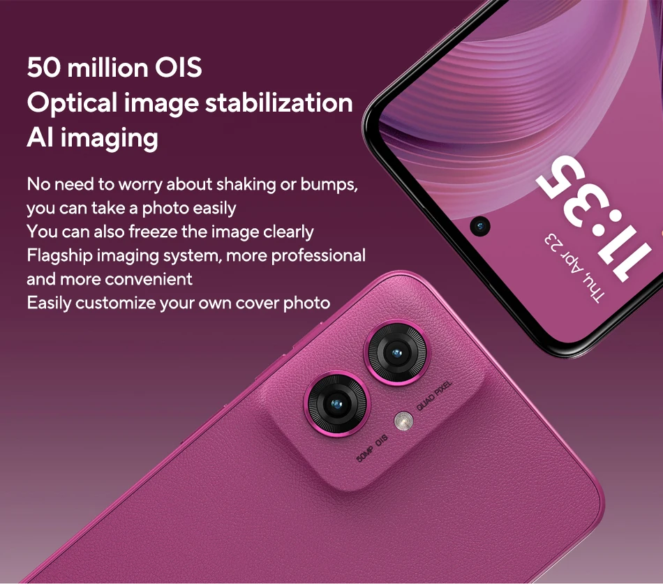 Motorola MOTO G55 Smartphone Original Global ROM 6.5-inch 120Hz Display 256GB MediaTek Dimensity 7025 50MP Cellphone