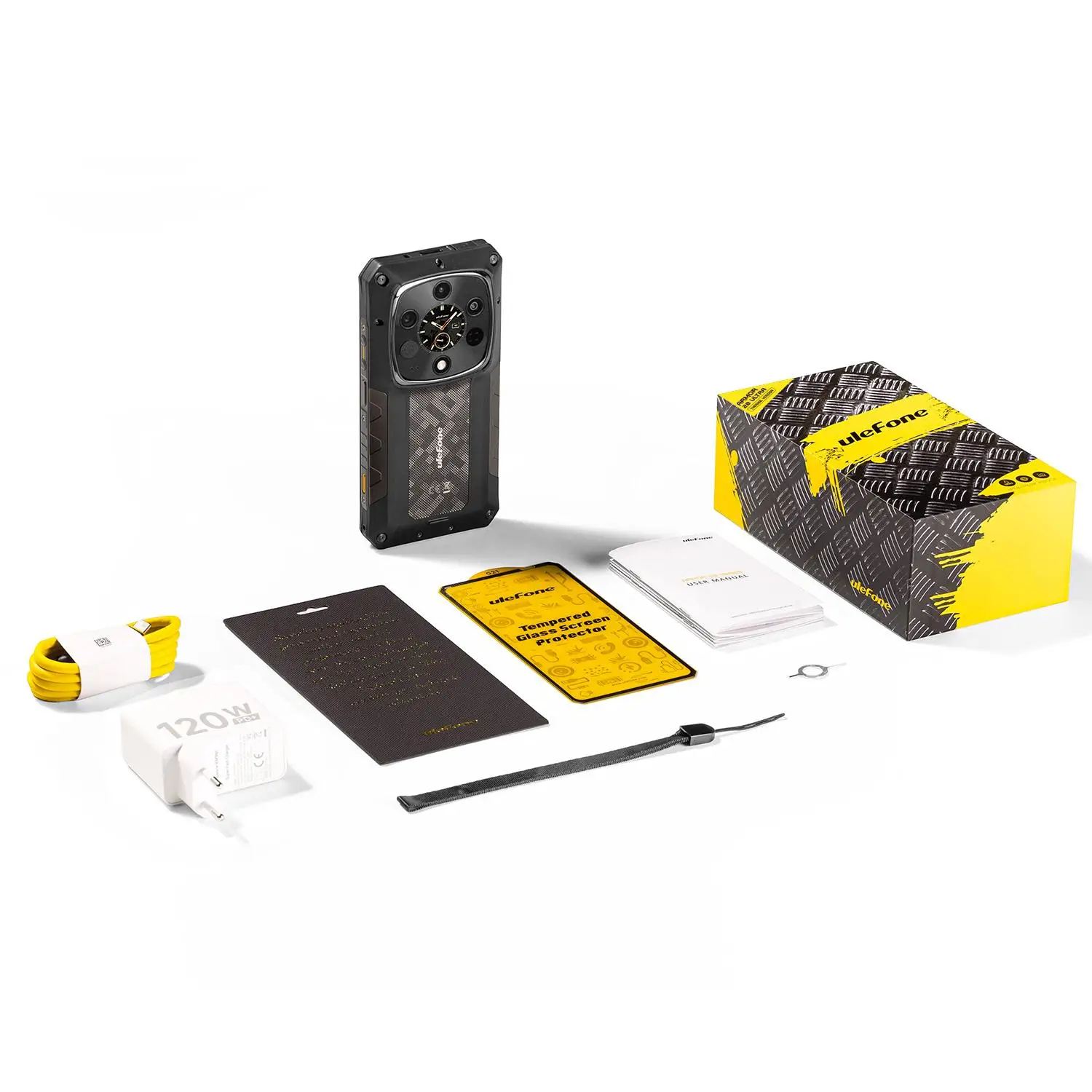 Ulefone Armor 28 Ultra 5G Thermal Imaging Rugged Phone 16GB+1TB Smartphone Android 14 AMOLED 6.67" Dimensity 9300+ 64MP 120W