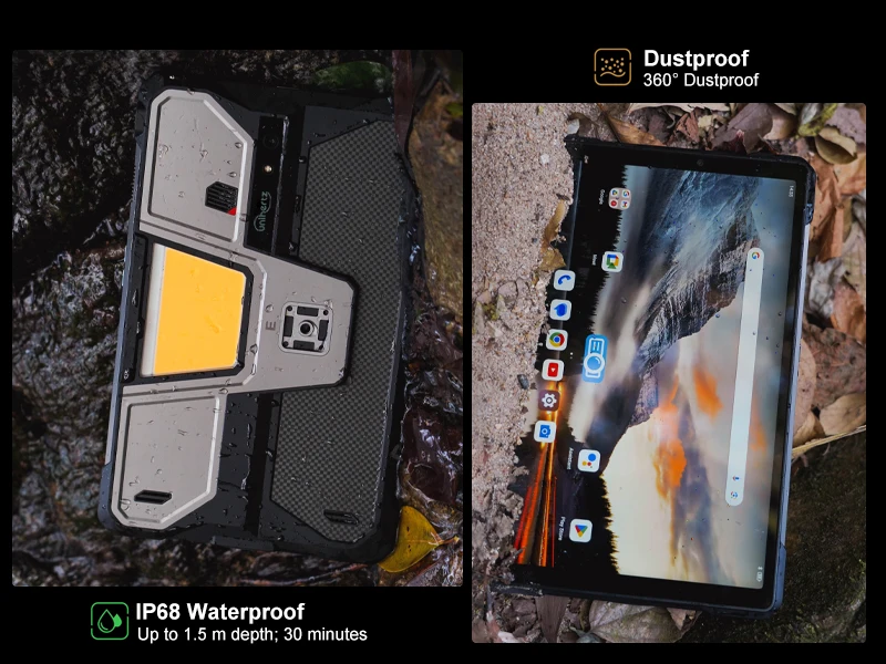 Unihertz 8849 TANK PAD E Rugged Tablet with Projector Android 21000mAh 120Hz 50MP Camera 24GB 512GB 66W 10.95 inch Phone Tablet