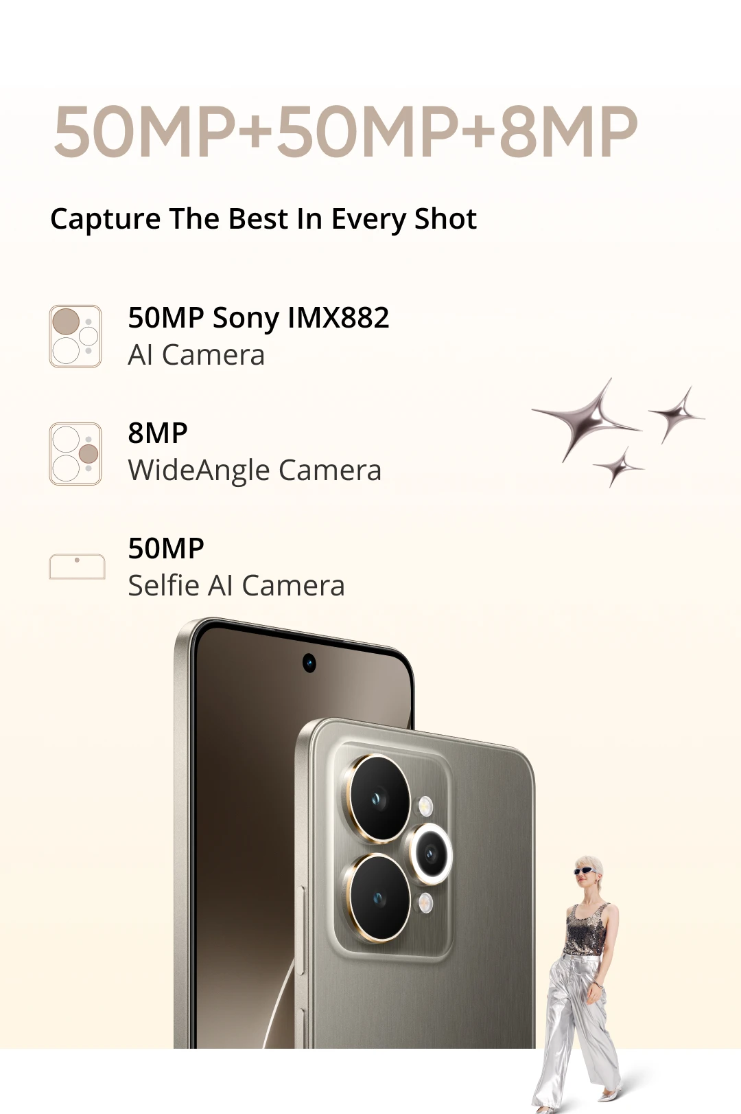 [World Premiere] realme 15 5G Smartphone Dimensity 7300+ 5G Chipset 6.77" 144Hz AMOLED Display NFC