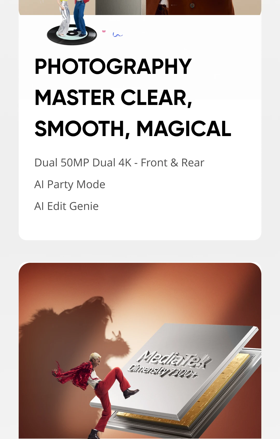 [World Premiere] realme 15 5G Smartphone Dimensity 7300+ 5G Chipset 6.77" 144Hz AMOLED Display NFC