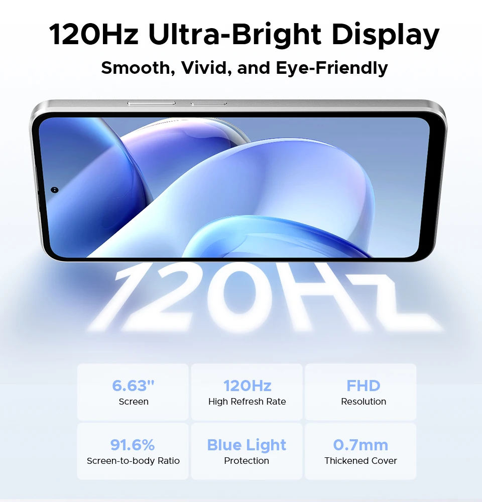 World Premiere DOOGEE B10 Pro Smartphone 64GB+256GB 6.63” FHD 120Hz Display IP68 / IP69K Helio G100 7600mAh Battery Android 16