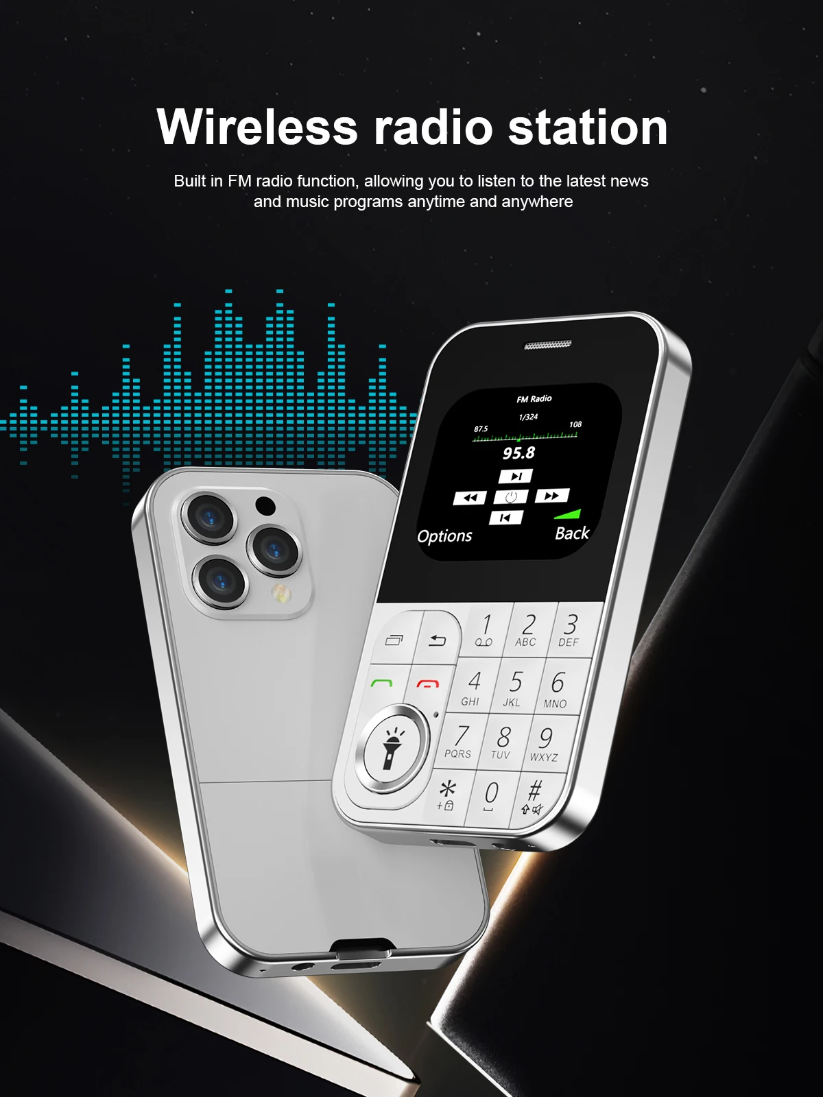 SERVO V9 Small Mobile Phone 2.01inch 2 SIM Cards Magic Voice FM Radio Torch Speed Dial 2G GSM Mini Keyboard Mobile Phone MP3 MP4