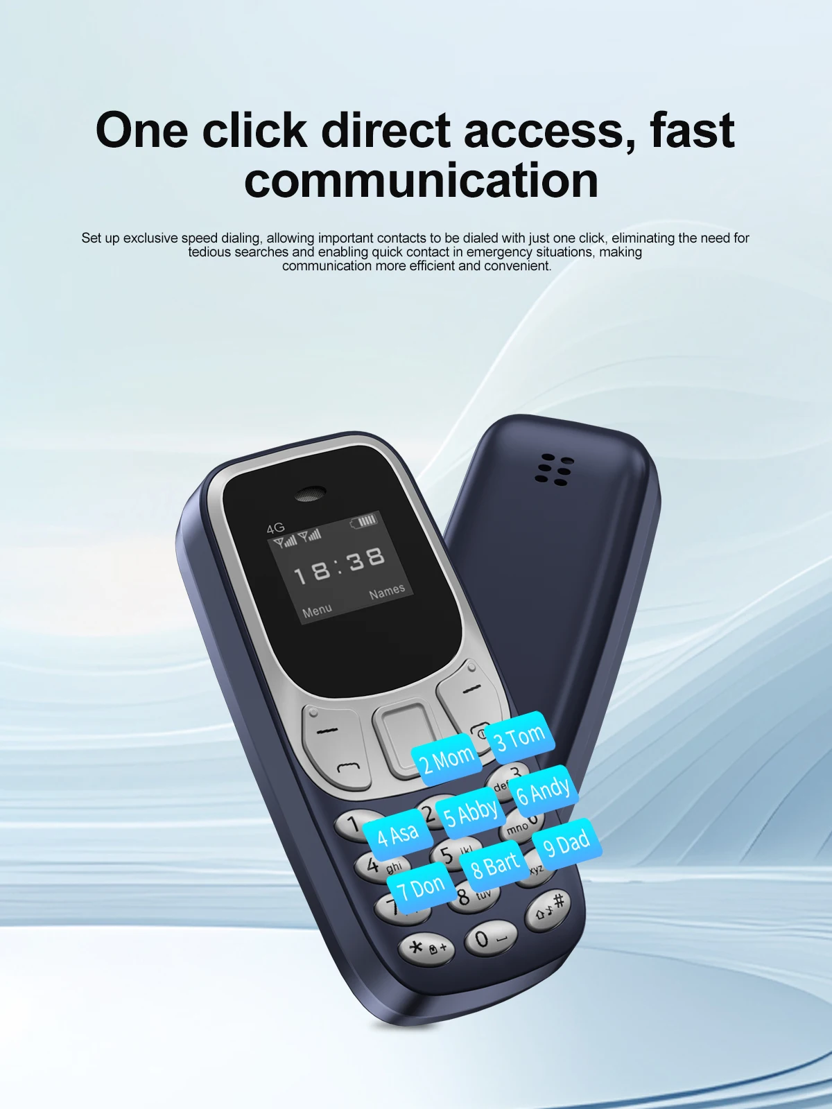 SERVO BM10 LTE 4G Mini Mobile Phone Dual SIM Standby Call Recording Speed Dial Blacklist Alarm Clock Small Feature Backup Phones