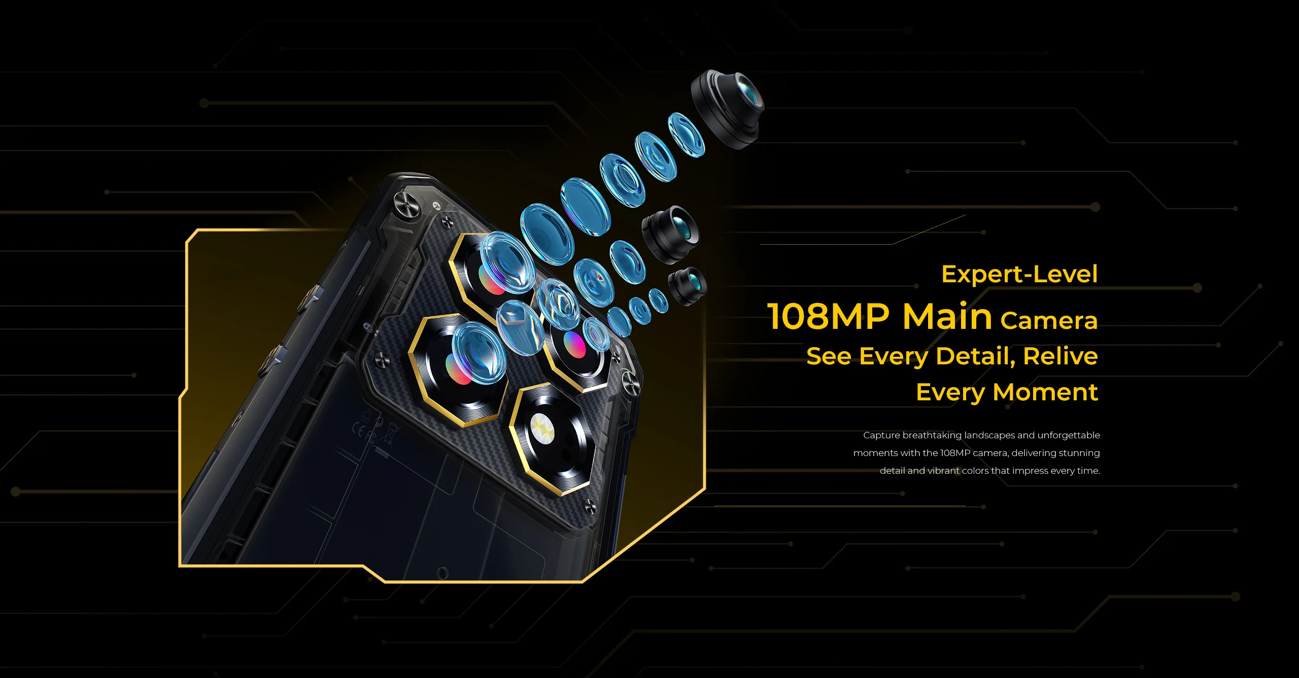 OUKITEL Rugged Phone WP60 5G 24GB(8+16) 256GB / 36GB(12+24) 512GB 7.2” HD+ 120Hz Smartphone 10000mAh 108MP Android 15 NFC