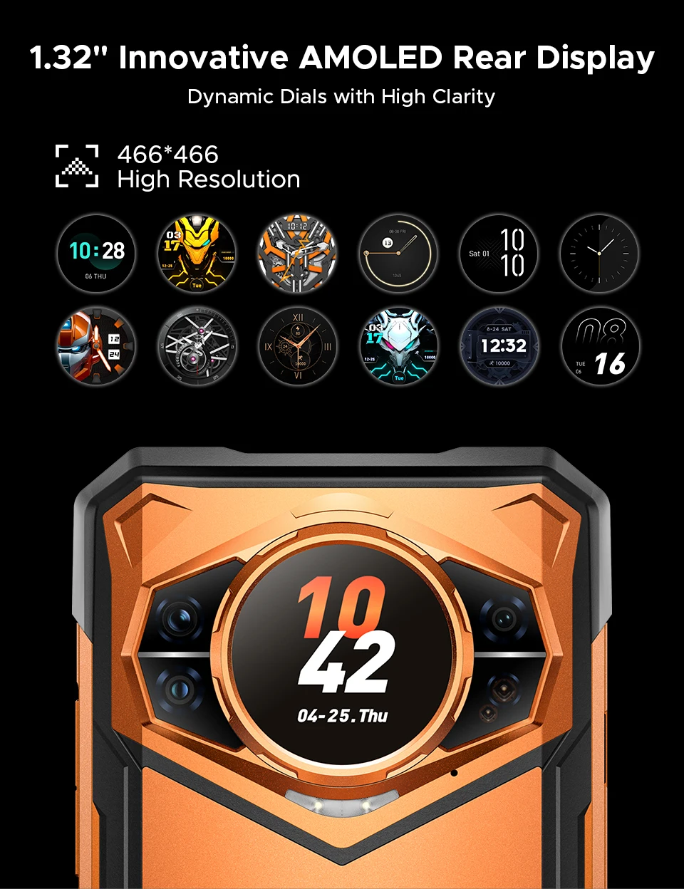 Global Version DOOGEE S200 5G Rugged Phone Android 16 48GB 256GB 6.72" 120Hz Display 100MP Camera 10100mAh Battery AI Assistant