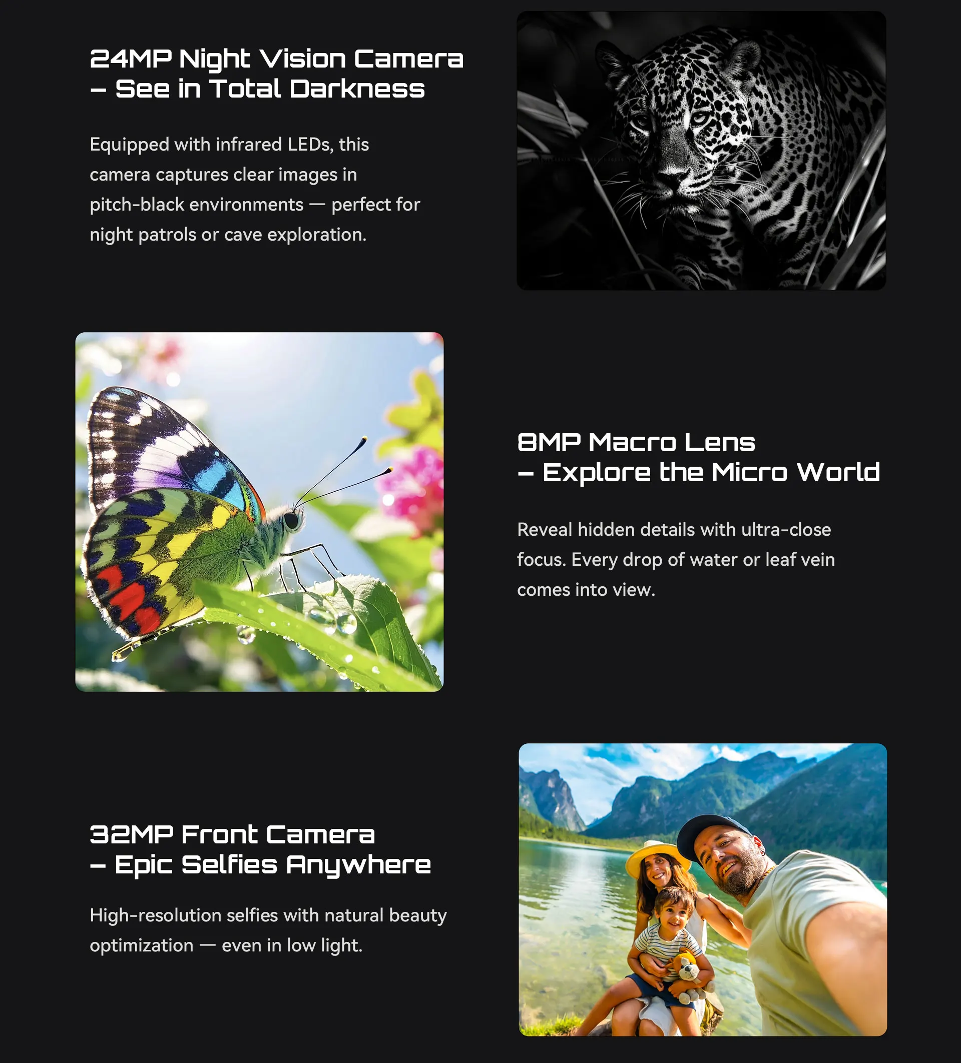 Cubot Kingkong 11 Rugged Phone Dimensity 7025 5G 1.45" Rear Display 10200mAh Battery 33W 16GB RAM+256GB ROM 108MP Camera NFC