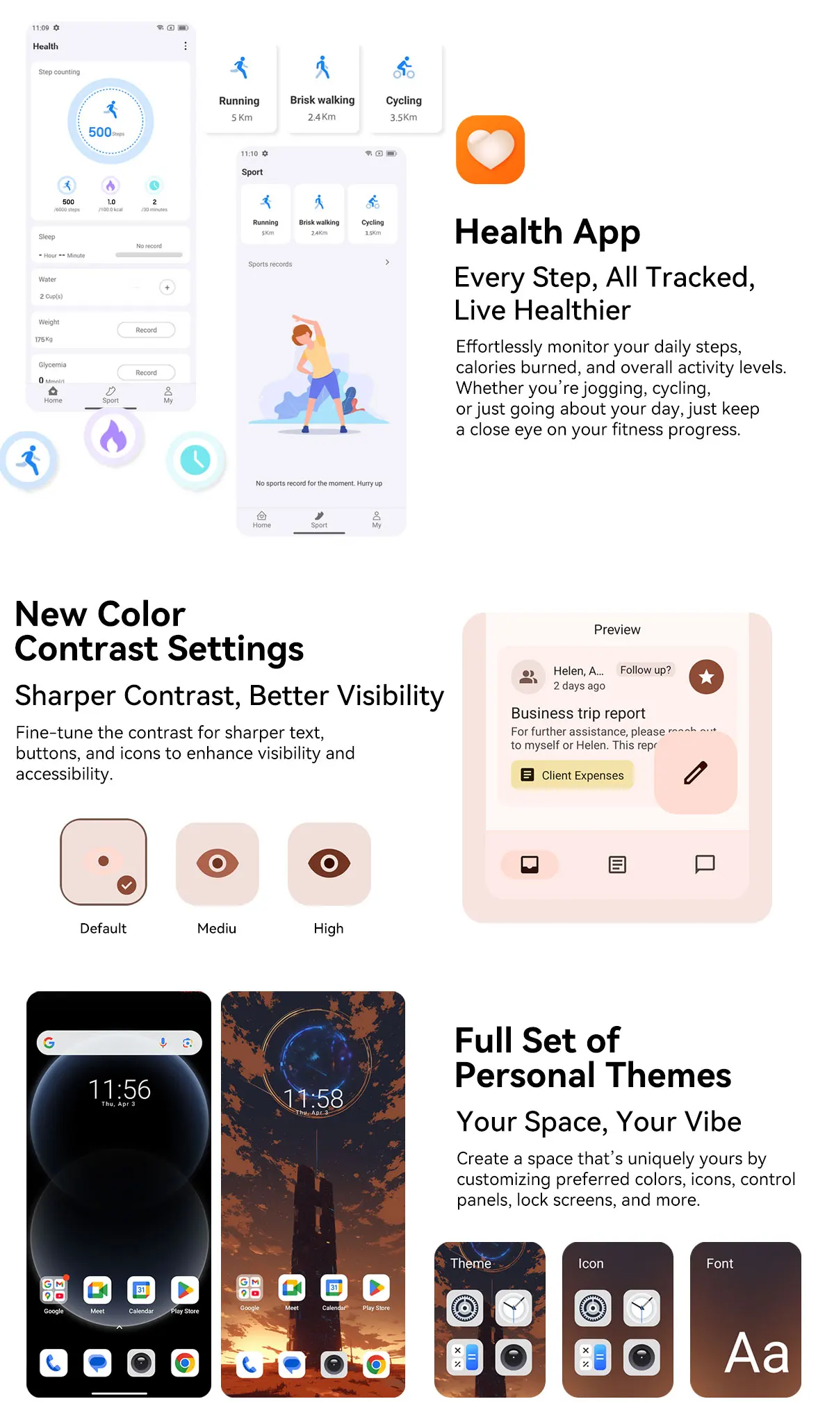 Blackview COLOR 6 Smartphone 6.67inch Display MTK G81 8GB RAM 128GB/256GB ROM 50MP Camera 5000mAh Battery Android 15 Cellphone