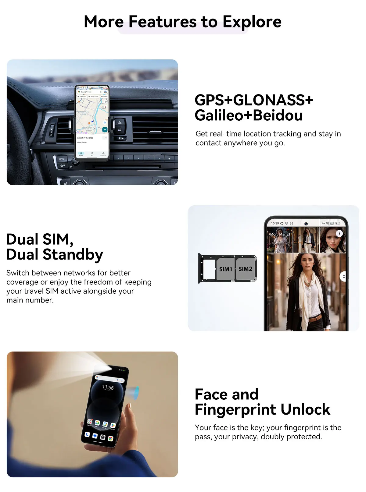 Blackview COLOR 6 Smartphone 6.67inch Display MTK G81 8GB RAM 128GB/256GB ROM 50MP Camera 5000mAh Battery Android 15 Cellphone