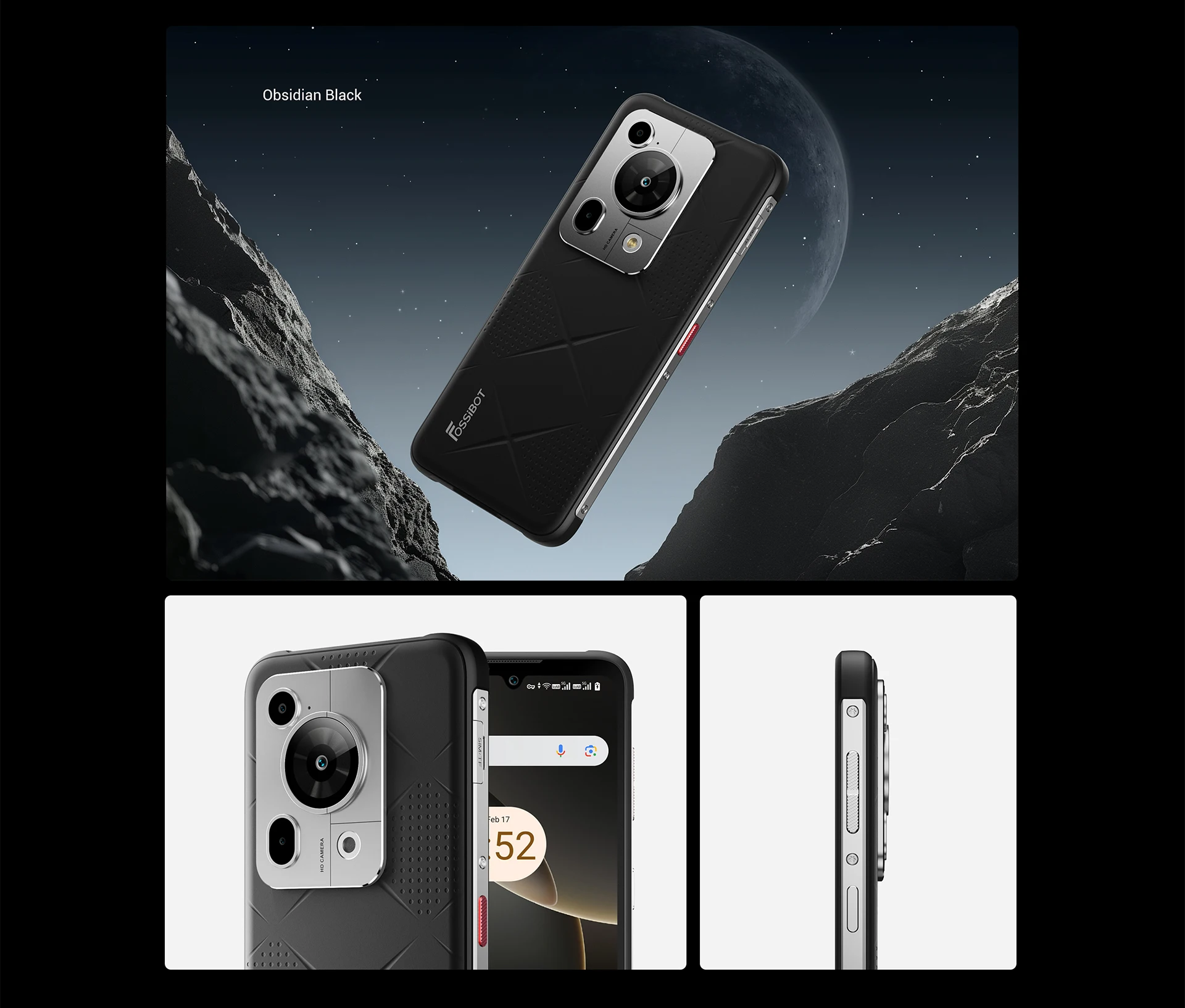 [World premiere] Fossibot F112 PRO 5G Rugged Smartphone 6.88" HD+ 7150mAh 24G(8+16)+256G Mobile Phone Android 14 50MP Cell Phone