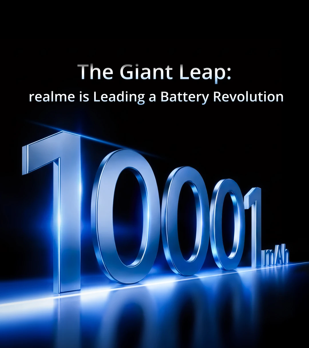 realme P4 Power 5G Smartphone 10001mAh Battery 80W Charge 6.8"144Hz Curved Display Dimensity 7400 Ultra Chipset 50MP Sony Camera