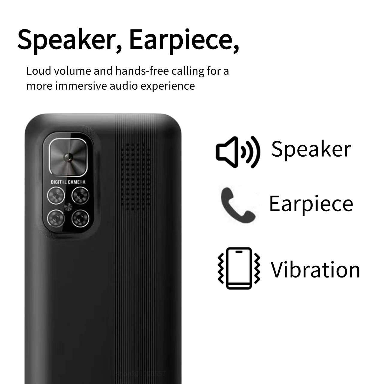 Low Price Senior Mobile Phone with 4 Sim 2.8'' Large Screen Large Buttons Large Battery Quick Dialing for Senior Mobile Phone