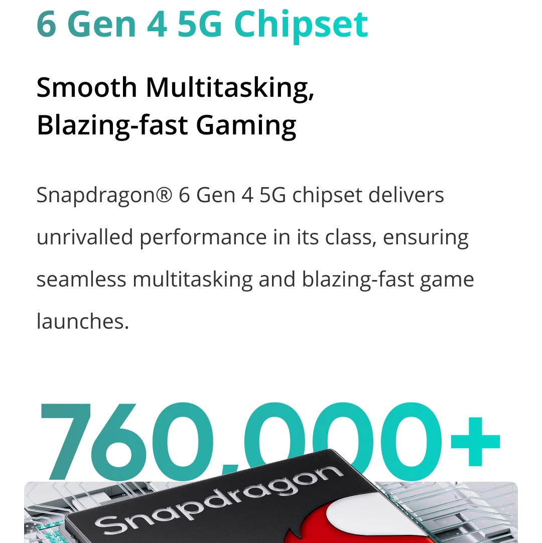 [Global Version] realme P3 5G Smartphone NFC Snapdragon® 6 Gen 4 Chipset 5260mAh Battery 6.67" 120Hz AMOLED Display No Charger