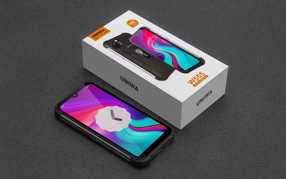 UNIWA W555 4G Smartphone 5.71 Inch HD+ Water Drop Screen 3GB+32GB Android 12 4000mAh 13MP NFC Global Version Cell Phones