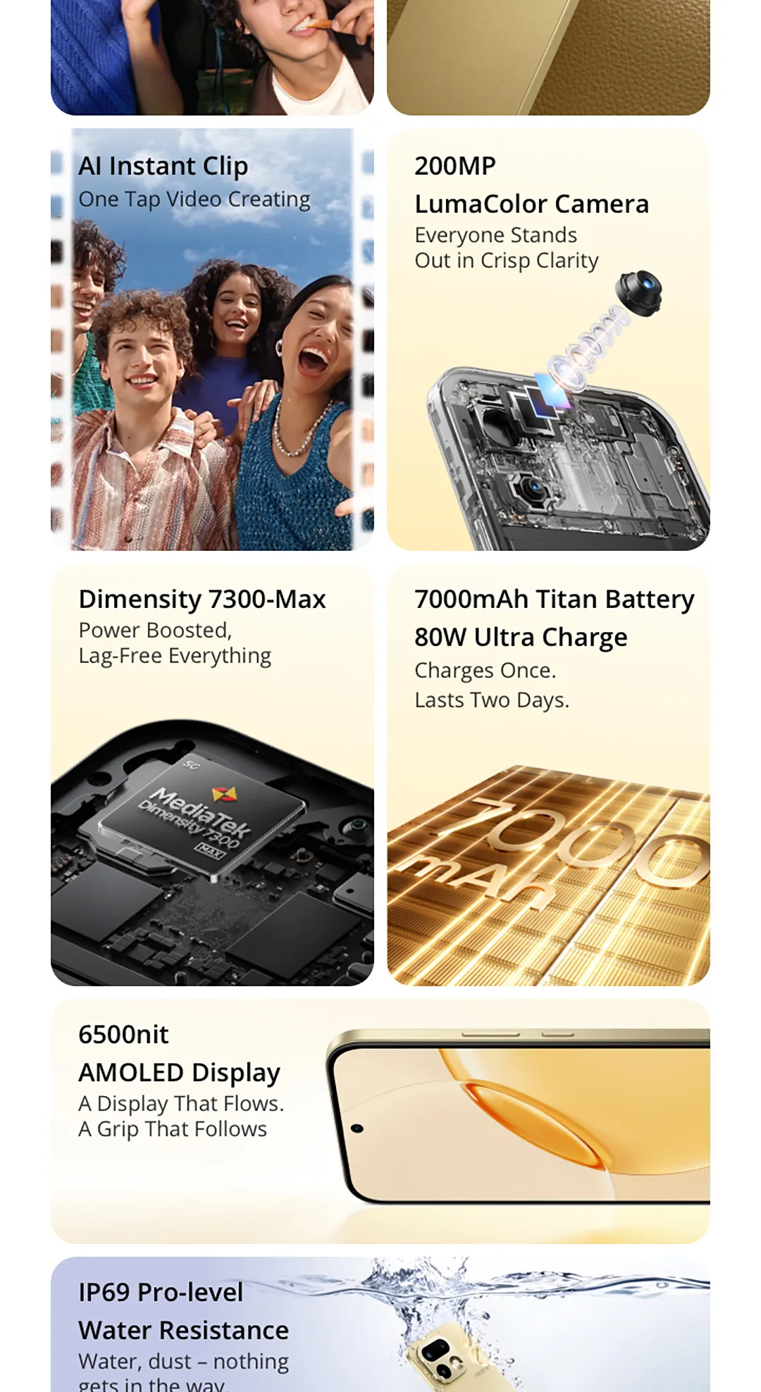 [World Premiere] realme 16 Pro Smartphone 6.78" 144Hz AMOLED Display 200MP Camera 7000mAh Battery 80W Charge Dimensity 7300-Max