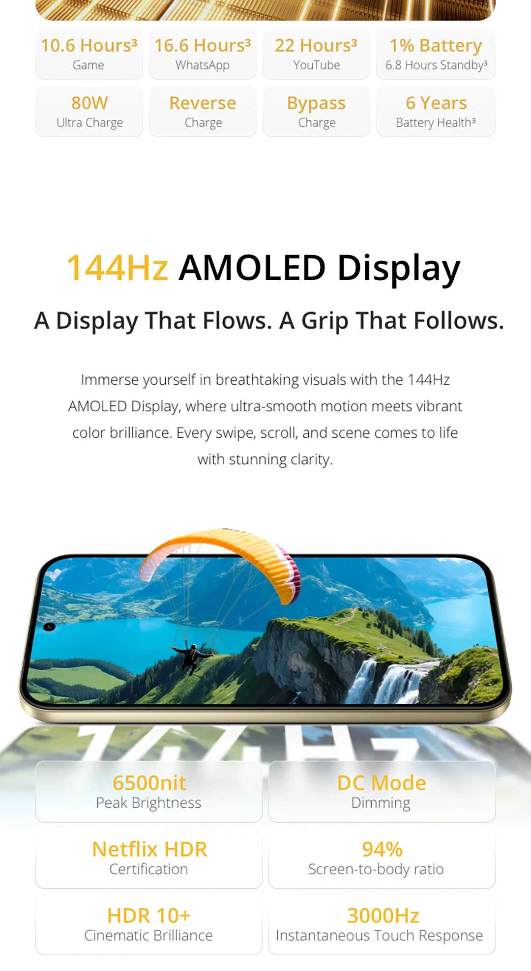 [World Premiere] realme 16 Pro Smartphone 6.78" 144Hz AMOLED Display 200MP Camera 7000mAh Battery 80W Charge Dimensity 7300-Max