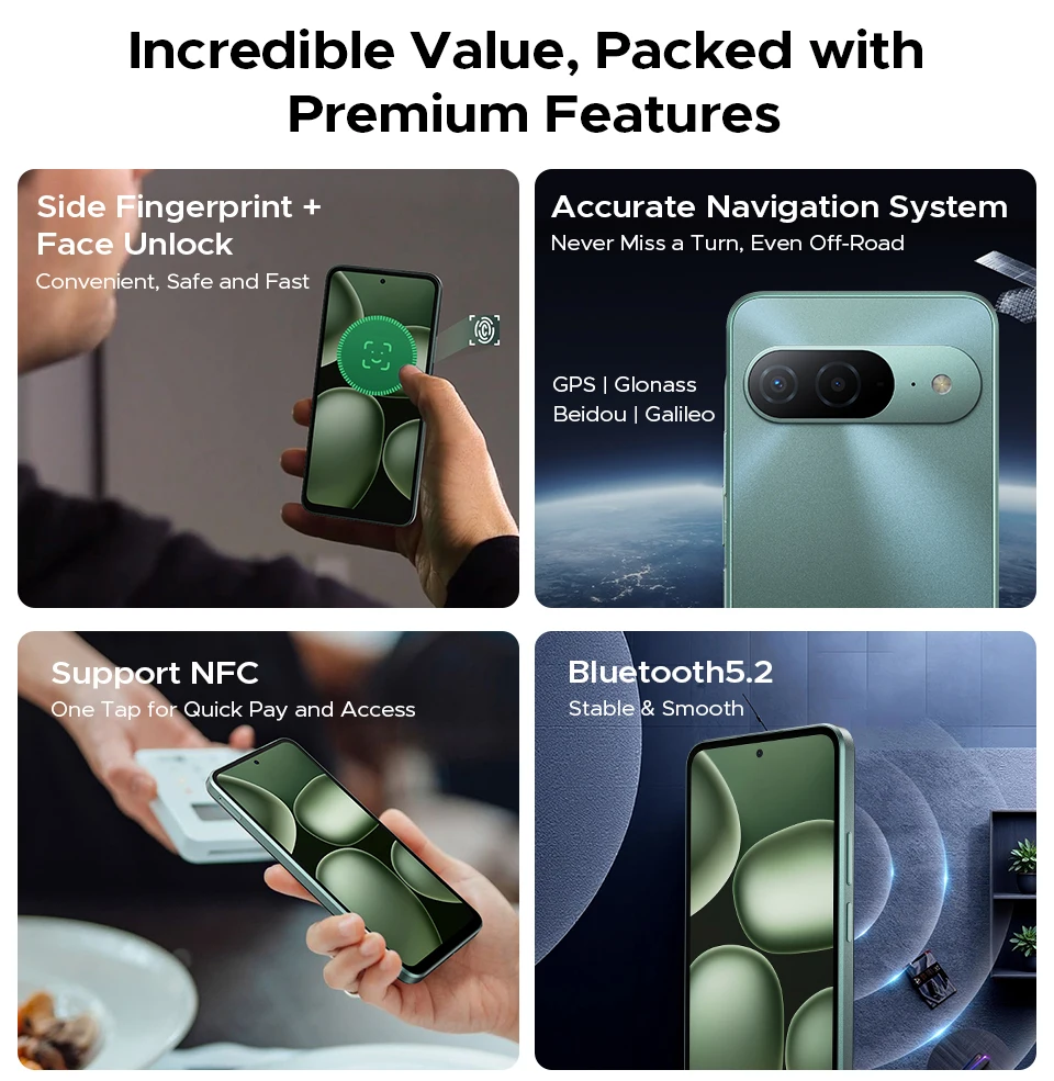 World Premiere DOOGEE B10 Smartphone 7600mAh Battery 6GB 256GB 6.6'' Display 64MP AI Camera Gemini AI Android 16 Mobile Phone