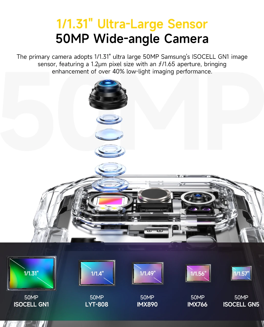 Ulefone Armor 27T Pro+ 5G Rugged Phone 10600mAh Android 15 Smartphone 50MP+64MP Night Camera 6.78" 120Hz 24GB+256GB NFC Mobile