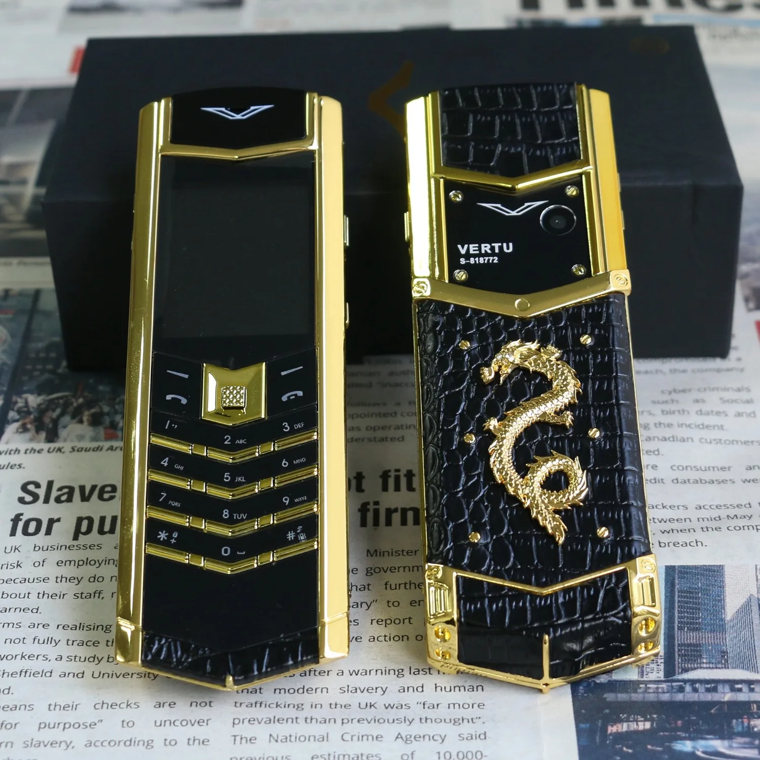 Elegant Metal Signature Handmade Dragon Cellphone Classic Senior Mobile Phone Dual SIM Bluetooth Dialer Luxury Elderly Phone 2G