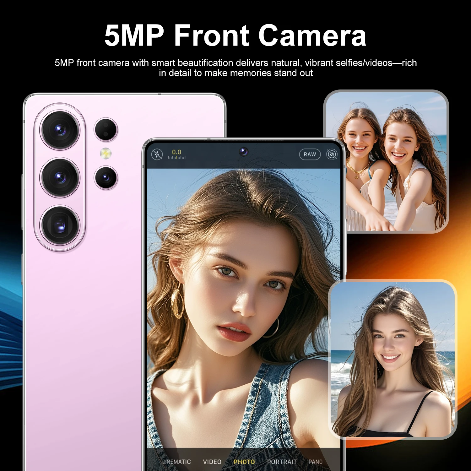 Hot New IVMI XS26 Ultra Smartphone 6.9-inch Android 10 3GB RAM 16GB ROM Face ID 4G Network Google Play Store Phone
