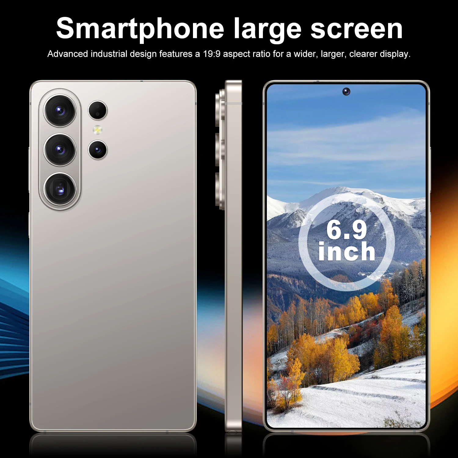 Hot New IVMI XS26 Ultra Smartphone 6.9-inch Android 10 3GB RAM 16GB ROM Face ID 4G Network Google Play Store Phone