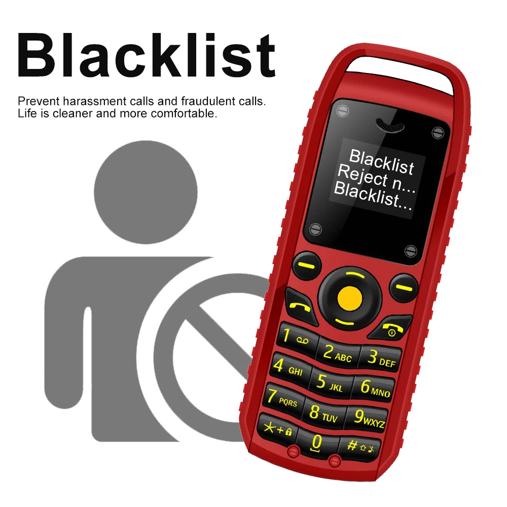 SERVO B25 Mini Mobile Phone 2 SIM Standby Bluetooth Dialing Magic Voice Sync Music Blacklist Durable Little Telephones Low-Price