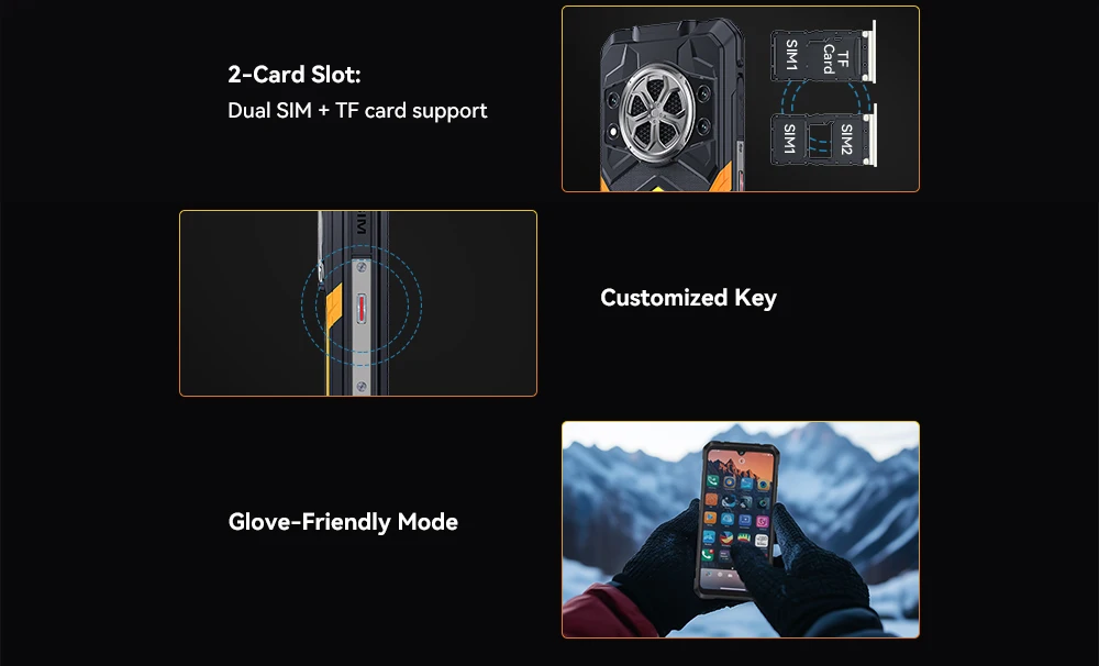 [Shipping From Poland]CUBOT KingKong Power 5 Rugged Smartphone Android 15 15300mAh 6.88" 16GB RAM (6+10) 128GB ROM Camping Light