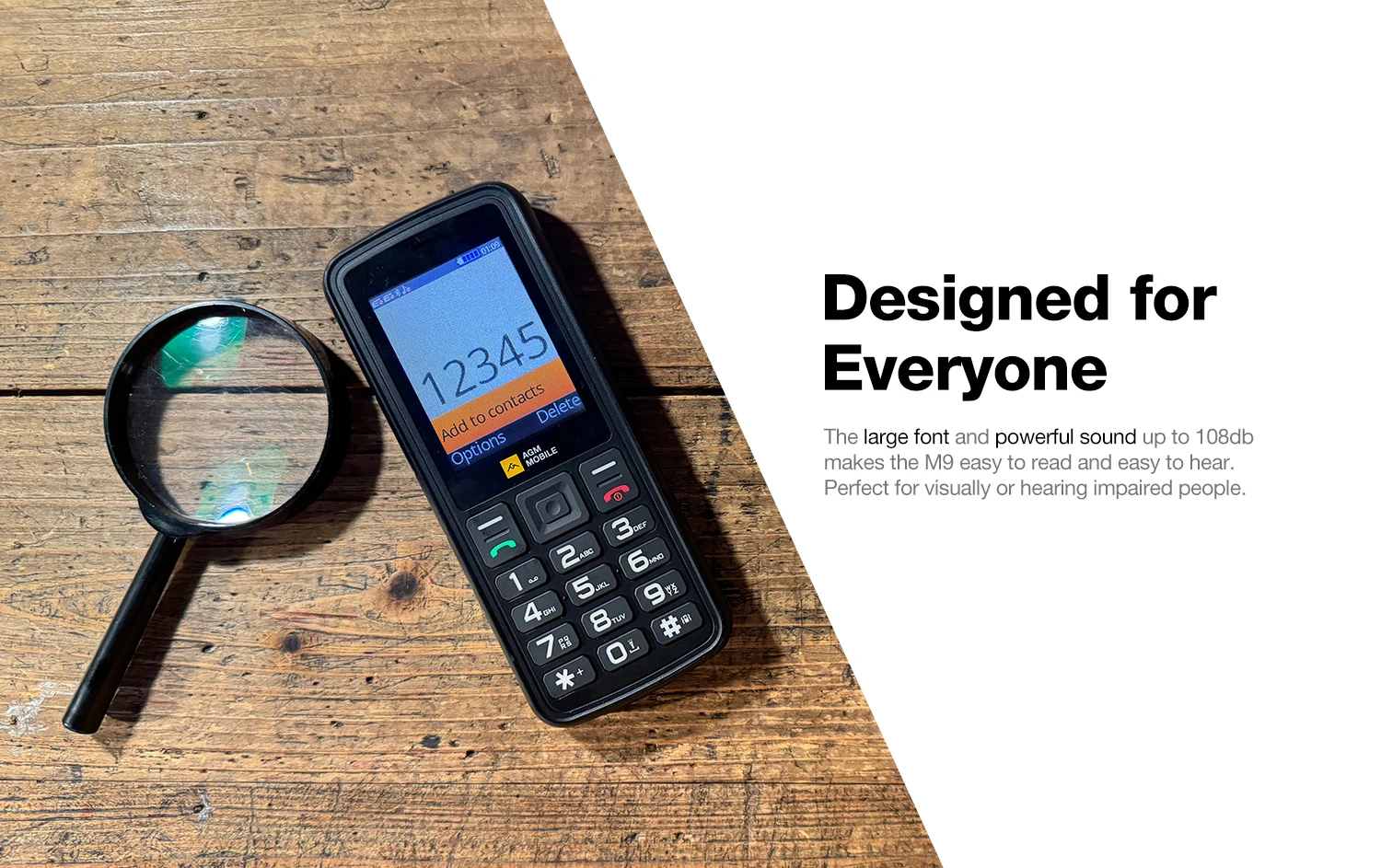 AGM M9 2G,Rugged Phone,Russian or English keyboardGSM Cellphone,2.4inch Screen Dual Sim,Large Button,Cheap Cellphone For Elderly